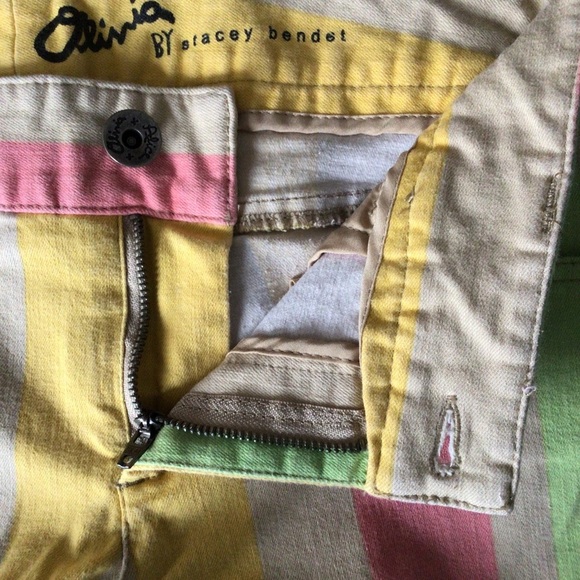 Alice + Olivia by Stacey Bendet Striped Jeans - Size 4 - Picture 8 of 12